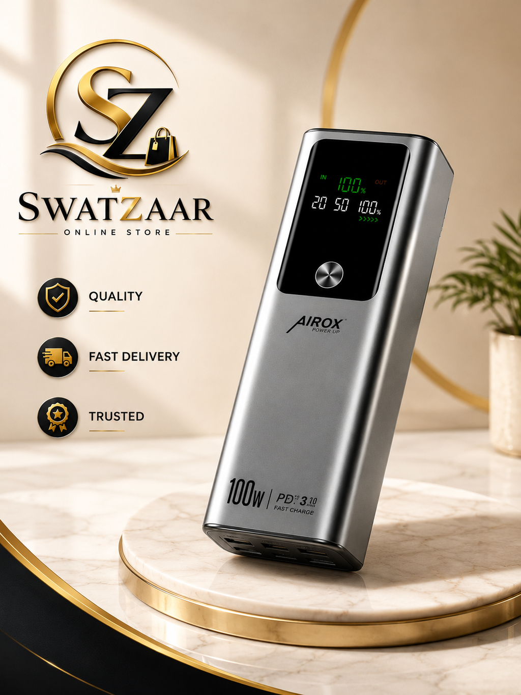 PB-22 Power Bank (20,000mAh, PD 100W)